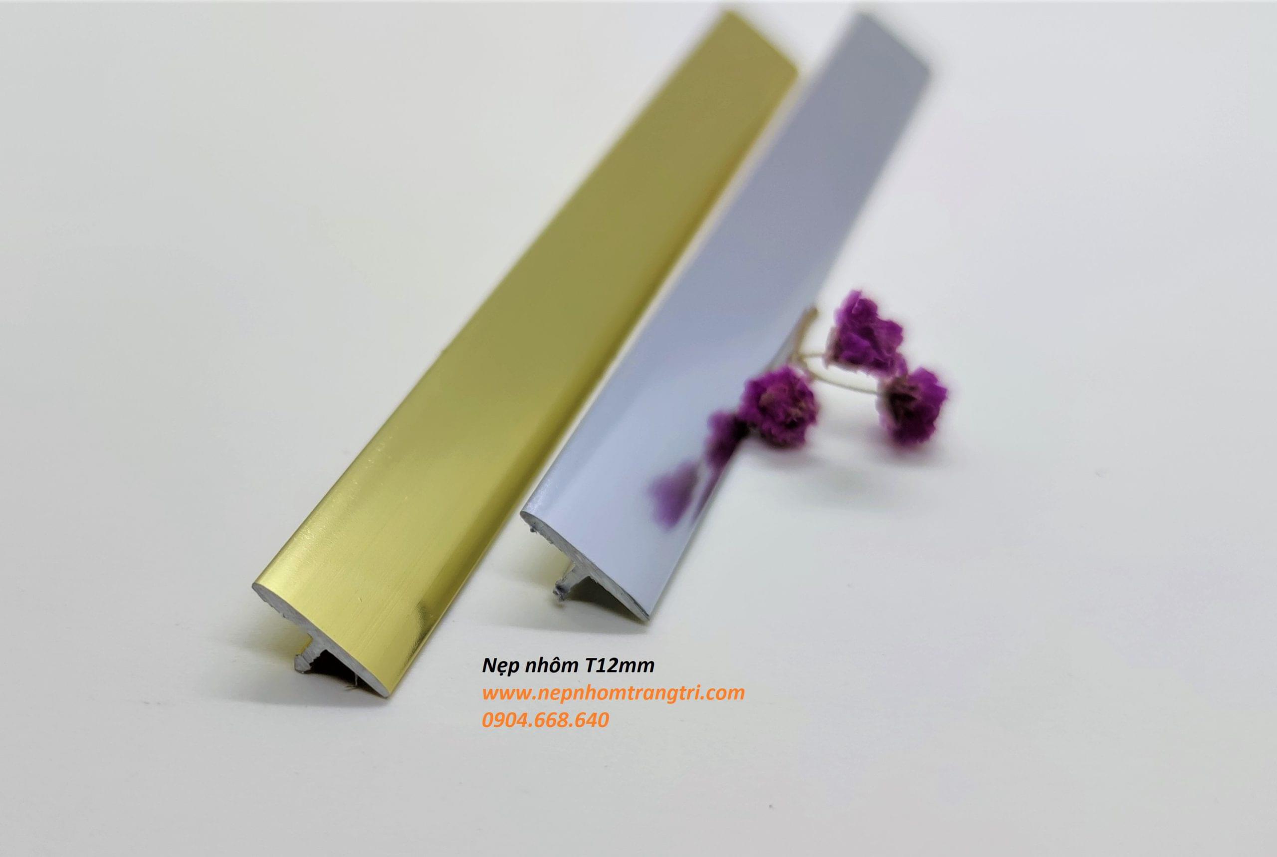 Nẹp nhôm T12 nẹp nhôm T12mm
