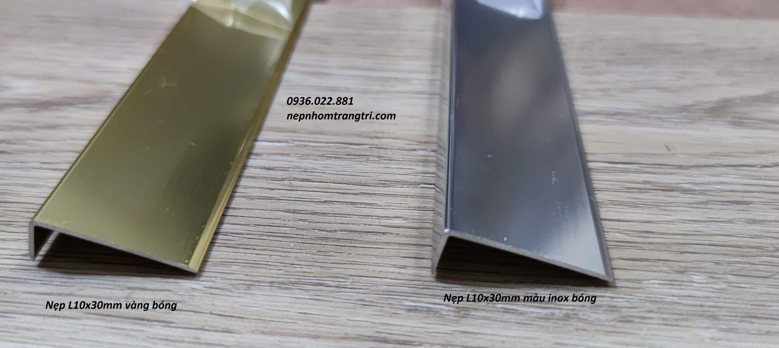 Nẹp nhôm chữ L30mm