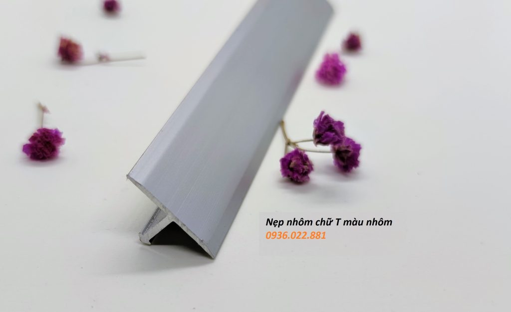Nẹp nhôm chữ T màu nhôm